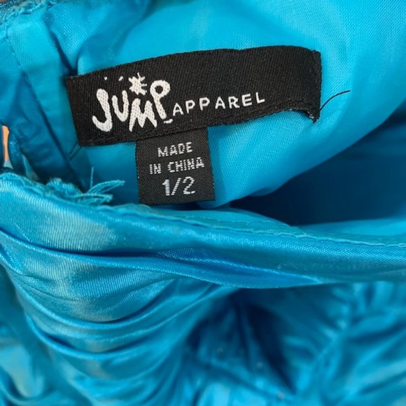 Juniors Teal Color Party Dress Size 1/2 - Picture 3 of 9